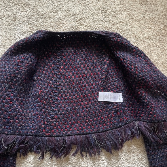 Maje Mask Bouclé Cardigan size 1 - Picture 6 of 9